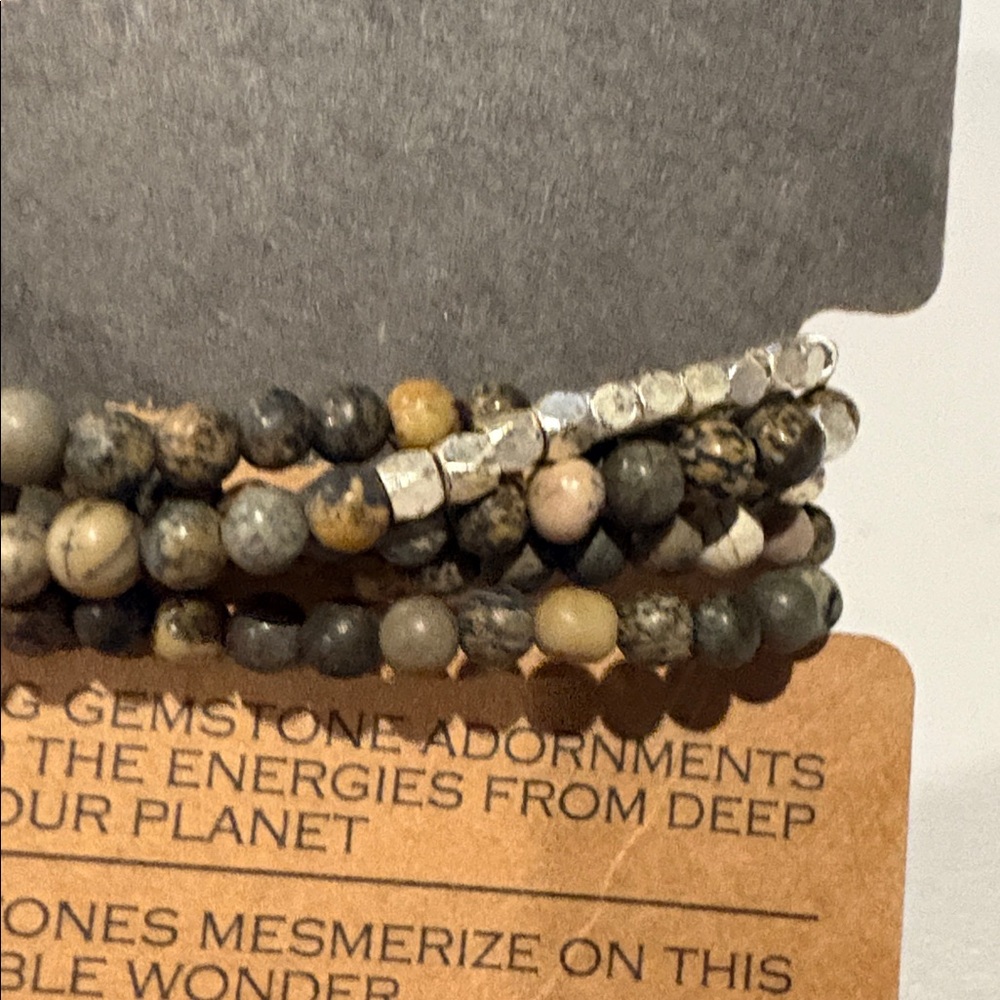 Scout - Desert Jasper Multi-Strand Beaded Bracelet / necklace.  Jewelry. NWT - Picture 9 of 9